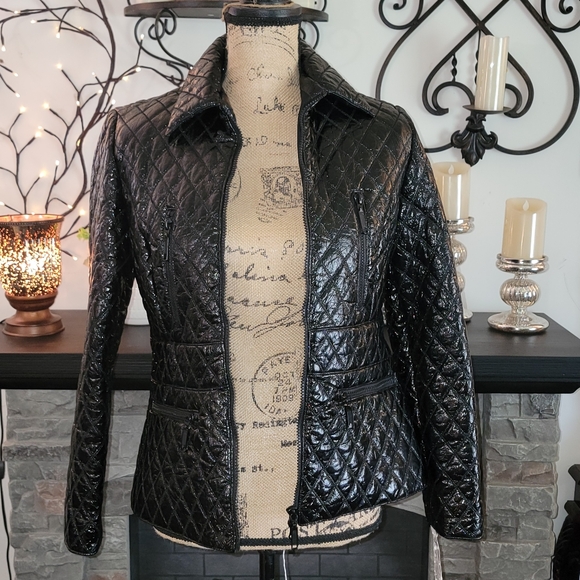 Joseph Ribkoff Weston Black Quilted Jacket - Picture 2 of 9